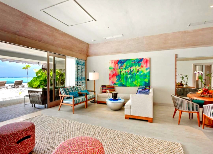 静谧家庭沙滩泳池别墅-Retreat Family Beach Pool Villa 房型图片及房间装修风格(肯尼呼拉岛|卡努呼拉 Kanuhura Maldives)海岛马尔代夫 